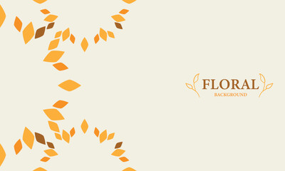 Elegant floral background with place for text