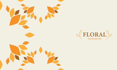 Elegant floral background with place for text