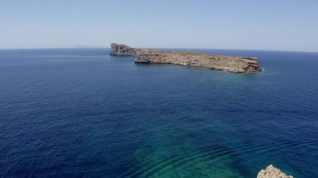 View from the cape of Gramvousa peninsula in Kolimbari