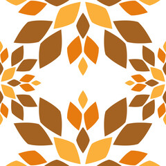 soft color seamless pattern with abstract flowers