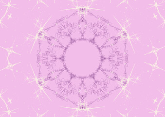 おとぎ話をイメージしたフレーム、装飾、背景素材