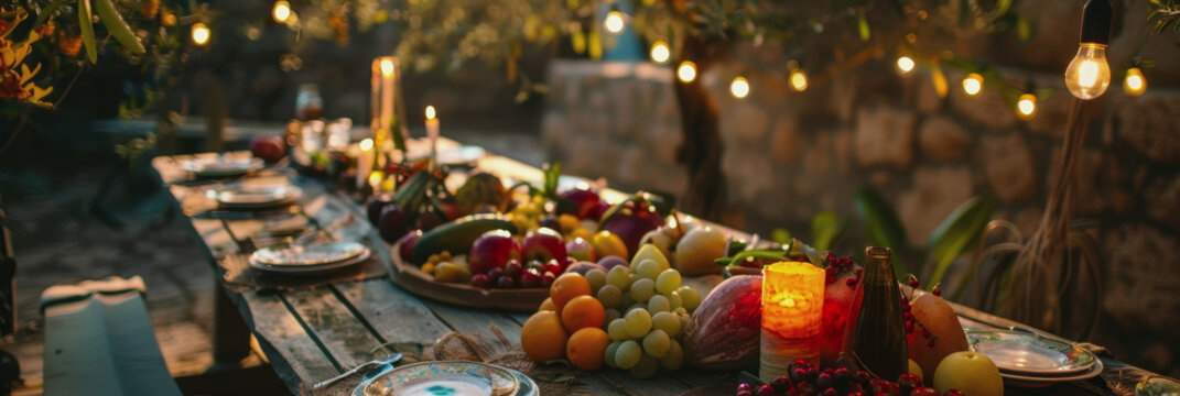 Sukkot is a feast of tabernacles. Jewish holiday