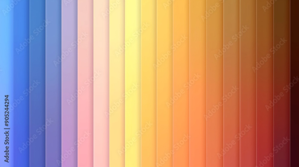 Poster abstract gradient color strips background featuring pastel to bold hues suitable for graphic design 