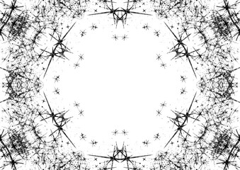 おとぎ話をイメージしたフレーム、装飾、背景素材