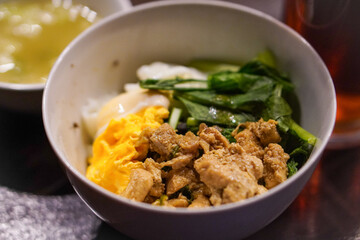 The delicious food of Indonesian traditional food in Purwokerto City, Central Java, Indonesia. It was taken on August 1, 2024 by a professional. It's a nice food with Indonesian culture