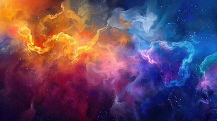 Nebulous artistic abstraction