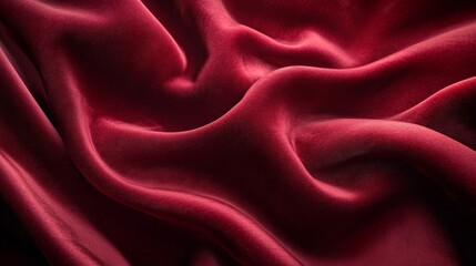 Obraz premium Exquisite Velvet Elegance - Luxurious Fabric Background with Rich Colors and Soft Texture