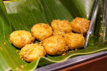 The delicious food of Indonesian traditional food in Purwokerto City, Central Java, Indonesia. It was taken on August 1, 2024 by a professional. It's a nice food with Indonesian culture