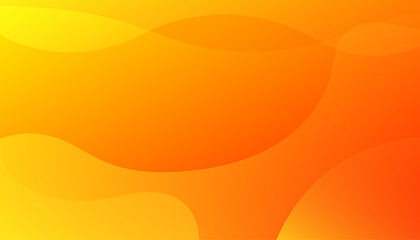 Minimalist orange abstract shapes background. Vector illustration 
