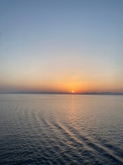 sunrise over the sea
