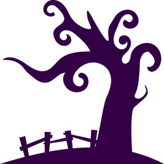 Halloween Tree Silhouette