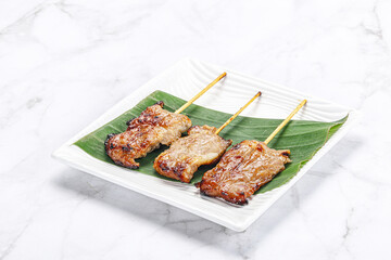 Thai cuisine - grilled pork skewer