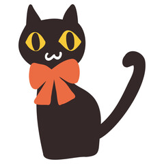 ハロウィン黒猫