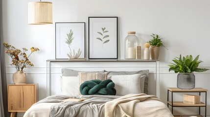 Transparent Acrylic Frame with Floating Photo Display for Modern Interior Design