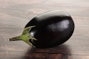 Ripe tasty natural organic eggplant