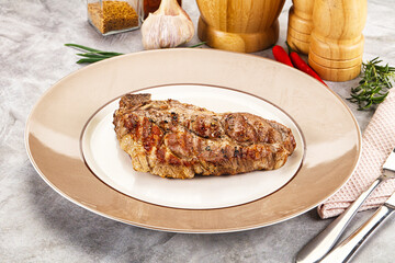 Grilled pork sirloin for dinner