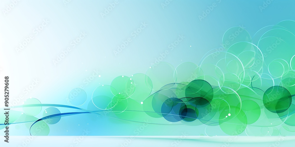 Poster a background for an online platform, featuring geometric shapes.this banner has text space at the bo