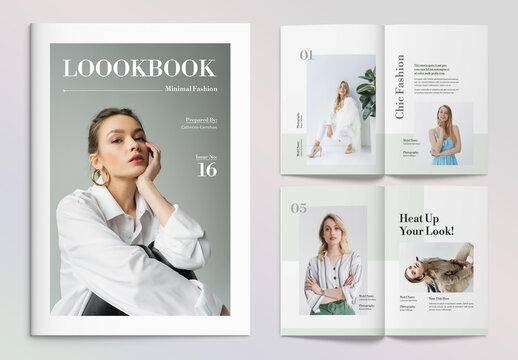 Editorial Minimal Lookbook Layout