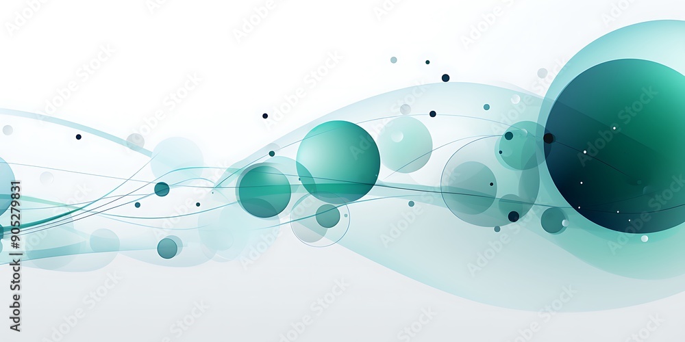 Poster a background for an online platform, featuring geometric shapes.this banner has text space at the bo