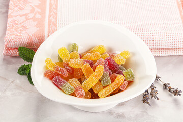 Sweet and sour marmalade worms