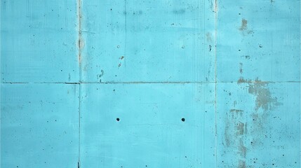 Obraz premium Blank concrete, Blue Cyan Wall Texture.