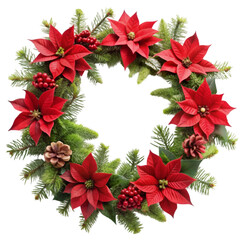 Colorful Botanical Floral Wreath