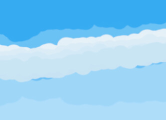 clouds moving on sunny day with blue sky background