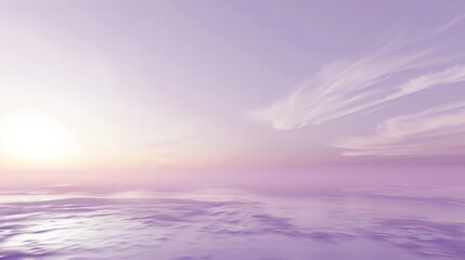 Fototapeta premium A soft lavender background with a subtle gradient effect, transitioning from a light lavender at the top to a deeper lavender at the bottom. The smooth transition creates a calming and serene