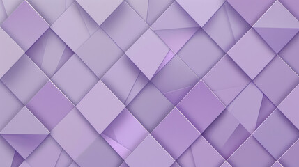 Obraz premium A lavender background with a diamond pattern, featuring interlocking shapes in varying shades of lavender. The geometric design adds visual interest and elegance.