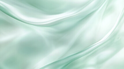 Fototapeta premium A mint abstract background with a soft, blurred gradient. The smooth transition between different shades of mint creates a calming and tranquil effect.