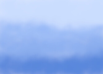 Beautiful, blue summer sky with fluffy clouds