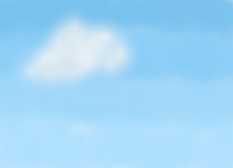 clouds moving on sunny day with blue sky background
