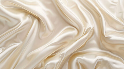 A cream textured background with a smooth, satin-like texture. The glossy finish adds a touch of elegance and luxury.