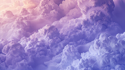 A lavender background with a cloud-like texture, featuring soft, fluffy shapes in varying shades of lavender. The dreamy design adds a sense of calm and tranquility.