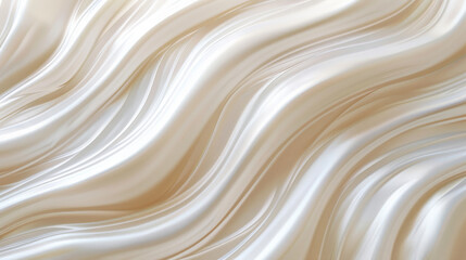 Obraz premium A pearl color background with a gentle, flowing wave pattern. The smooth, undulating lines create a serene and tranquil atmosphere.