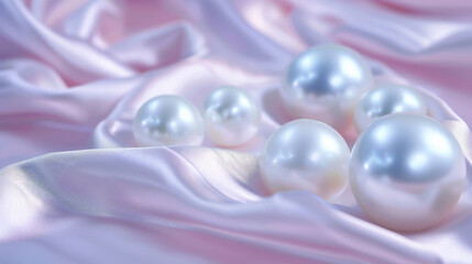 A pearl color background with a smooth, satin finish. The glossy surface adds a touch of elegance and luxury.
