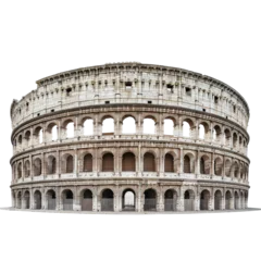 Wall murals A majestic view of the ancient Colosseum in Rome, Italy, showcasing its architectural grandeur and historical significance.