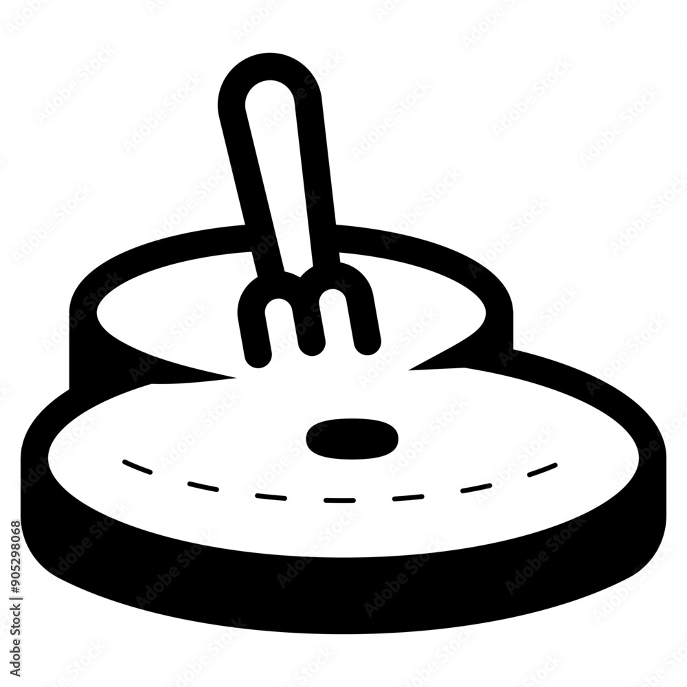 Poster eat steak beef portion icon