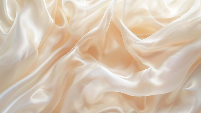 A pearl color background with a soft, fluffy texture. The light, airy design adds a sense of comfort and tranquility.