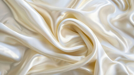 Fototapeta premium A pearl color background featuring a smooth, satin-like texture with a soft luster. The elegant design adds a touch of sophistication and grace.