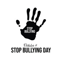 Fototapeta premium vector graphic of National Stop Bullying Day ideal for National Stop Bullying Day celebration.