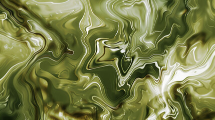 An olive abstract background with a marbled effect. The swirling patterns of olive green and white create a luxurious and timeless look.