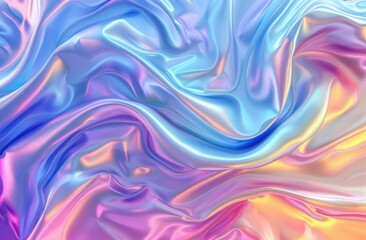 Obraz premium Abstract Holographic Fabric