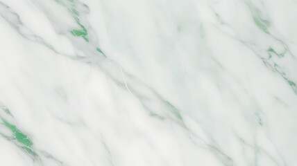 Obraz premium High resolution illustration white and light green marble texture abstract background.