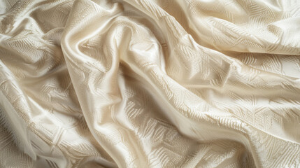A pearl color background with a soft, velvety texture. The plush surface adds a touch of luxury and comfort.