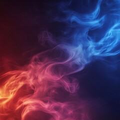Obraz premium smoke gradient colorful dark background.