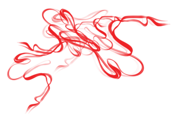 abstract with red smoke burst style