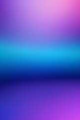 Fototapeta premium Neon pink, purple, blue blurred gradient background. Magic, fantasy, romantic night color. Bright colorful modern wallpaper. Abstract design for banner, card, poster, music. Copy space, blank, empty.
