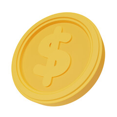 3D Dollar Coin