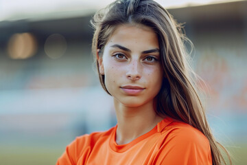 image of the most beautiful female football player in the world